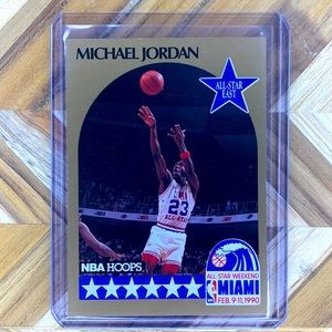 1990 NBA Hoops - Michael Jordan - All-Star #5